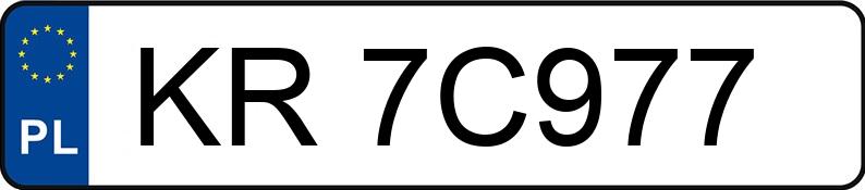 Numer rejestracyjny KR 7C977 posiada SKODA OCTAVIA - KR7C977