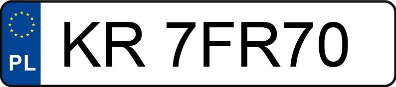Numer rejestracyjny KR 7FR70 posiada VOLVO S60 - KR7FR70 Numer rejestracyjny KR 7FR70 posiada VOLVO S60 - KR7FR70