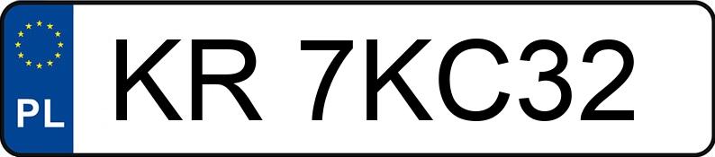 Numer rejestracyjny KR 7KC32 posiada MAZDA 5 - 2.0 CD MR`05 E4 Exclusive - KR7KC32