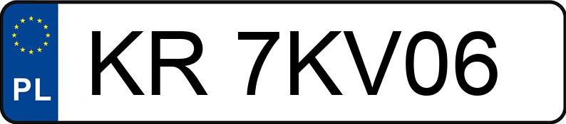 Numer rejestracyjny KR 7KV06 posiada TOYOTA Auris 1.33 MR`15 E6 Active - KR7KV06