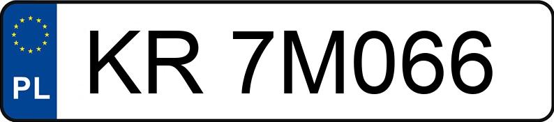 Numer rejestracyjny KR 7M066 posiada TOYOTA COROLLA - KR7M066