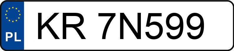 Numer rejestracyjny KR 7N599 posiada SEAT LEON - KR7N599 Numer rejestracyjny KR 7N599 posiada SEAT LEON - KR7N599