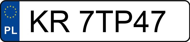 Numer rejestracyjny KR 7TP47 posiada TOYOTA PROACE - KR7TP47 Numer rejestracyjny KR 7TP47 posiada TOYOTA PROACE - KR7TP47