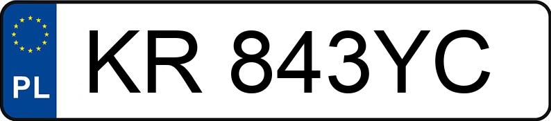 Numer rejestracyjny KR 843YC posiada SKODA OCTAVIA - KR843YC Numer rejestracyjny KR 843YC posiada SKODA OCTAVIA - KR843YC