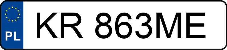 Numer rejestracyjny KR 863ME posiada VOLKSWAGEN GOLF - KR863ME Numer rejestracyjny KR 863ME posiada VOLKSWAGEN GOLF - KR863ME