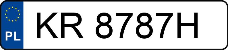 Numer rejestracyjny KR 8787H posiada FORD MONDEO - KR8787H