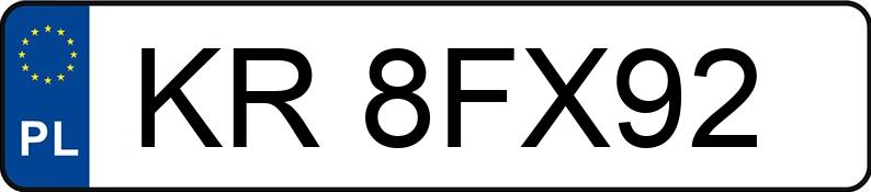 Numer rejestracyjny KR 8FX92 posiada TOYOTA YARIS-TMPL XP13M(A)/N - KR8FX92 Numer rejestracyjny KR 8FX92 posiada TOYOTA YARIS-TMPL XP13M(A)/N - KR8FX92