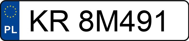 Numer rejestracyjny KR 8M491 posiada VOLKSWAGEN Passat GP 1.9 TDI MR`00 E3 Basis - KR8M491