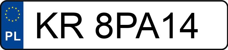 Numer rejestracyjny KR 8PA14 posiada FORD FIESTA - KR8PA14 Numer rejestracyjny KR 8PA14 posiada FORD FIESTA - KR8PA14