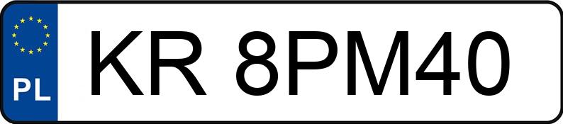 Numer rejestracyjny KR 8PM40 posiada RENAULT Megane IV Grandtour dCi MR`16 E6 GT Line 110 - KR8PM40