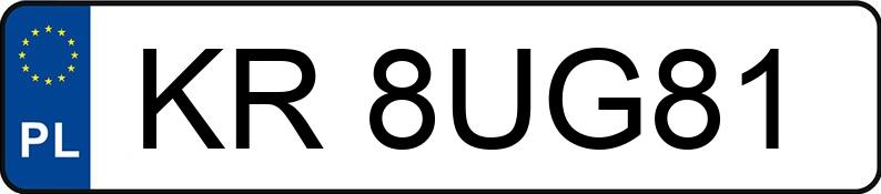 Numer rejestracyjny KR 8UG81 posiada SUBARU Impreza GX/WRX 2.0 MR`03 E4 GX - KR8UG81