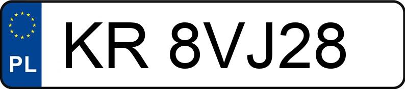 Numer rejestracyjny KR 8VJ28 posiada SKODA Karoq TSI MR`17 E6 Sportline ACT DSG - KR8VJ28