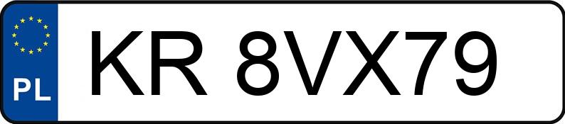 Numer rejestracyjny KR 8VX79 posiada MERCEDES-BENZ CLK 200 Kompressor Kat. MR`02 E3 209 Elegance - KR8VX79