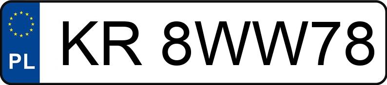 Numer rejestracyjny KR 8WW78 posiada ROLLS-ROYCE Cullinan MR`17 Cullinan MR`17 - KR8WW78