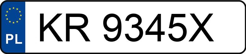 Numer rejestracyjny KR 9345X posiada OPEL Astra 1.6i Kat. MR`95 CDX Caravan - KR9345X Numer rejestracyjny KR 9345X posiada OPEL Astra 1.6i Kat. MR`95 CDX Caravan - KR9345X