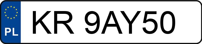 Numer rejestracyjny KR 9AY50 posiada PORSCHE CAYENNE - KR9AY50 Numer rejestracyjny KR 9AY50 posiada PORSCHE CAYENNE - KR9AY50