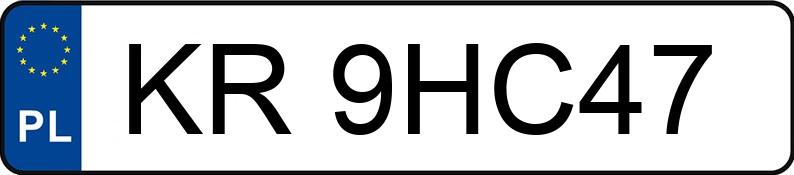 Numer rejestracyjny KR 9HC47 posiada AUDI A4 - KR9HC47