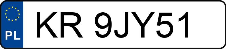 Numer rejestracyjny KR 9JY51 posiada HONDA CIVIC TOURER - KR9JY51