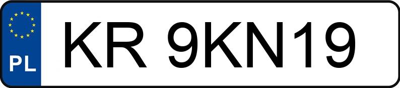 Numer rejestracyjny KR 9KN19 posiada PORSCHE Cayenne III MR`17 E6 S&S Tiptronic S - KR9KN19