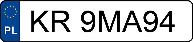 Numer rejestracyjny KR 9MA94 posiada CITROEN C5 - KR9MA94 Numer rejestracyjny KR 9MA94 posiada CITROEN C5 - KR9MA94