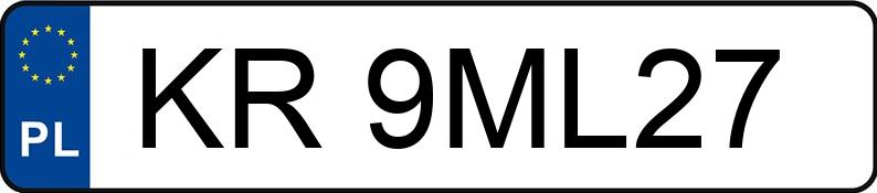 Numer rejestracyjny KR 9ML27 posiada BMW 318D - KR9ML27