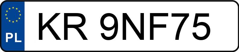 Numer rejestracyjny KR 9NF75 posiada AUDI A5 - KR9NF75 Numer rejestracyjny KR 9NF75 posiada AUDI A5 - KR9NF75