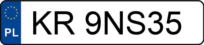 Numer rejestracyjny KR 9NS35 posiada KIA CEED - KR9NS35 Numer rejestracyjny KR 9NS35 posiada KIA CEED - KR9NS35