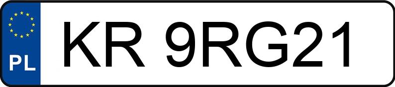 Numer rejestracyjny KR 9RG21 posiada MAZDA 5 - KR9RG21