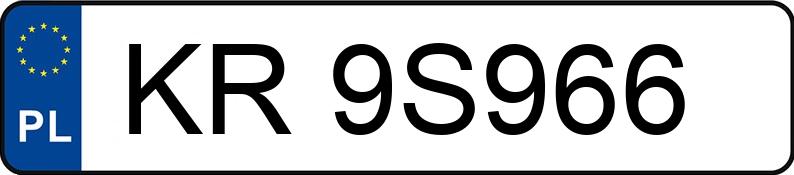 Numer rejestracyjny KR 9S966 posiada LEXUS IS 200 MR`99 Sport Cross Classic - KR9S966