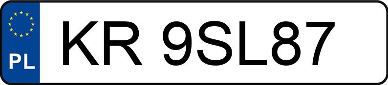 Numer rejestracyjny KR 9SL87 posiada MERCEDES-BENZ C180 - KR9SL87