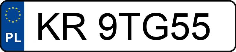 Numer rejestracyjny KR 9TG55 posiada VOLVO XC90 - KR9TG55 Numer rejestracyjny KR 9TG55 posiada VOLVO XC90 - KR9TG55