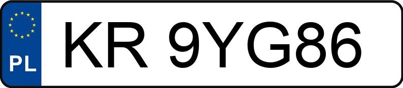 Numer rejestracyjny KR 9YG86 posiada RENAULT CLIO RJA - KR9YG86
