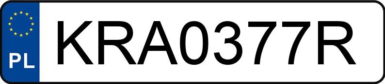 Numer rejestracyjny KRA 0377R posiada NISSAN JUKE - KRA0377R