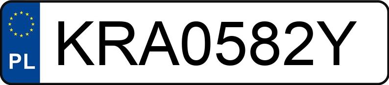 Numer rejestracyjny KRA 0582Y posiada VOLVO S60 - KRA0582Y