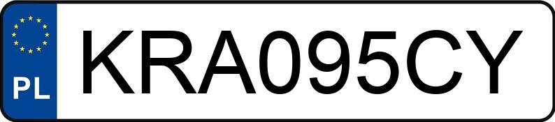 Numer rejestracyjny KRA 095CY posiada BMW 320 D - KRA095CY Numer rejestracyjny KRA 095CY posiada BMW 320 D - KRA095CY