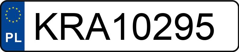 Numer rejestracyjny KRA 10295 posiada VOLKSWAGEN GOLF - KRA10295