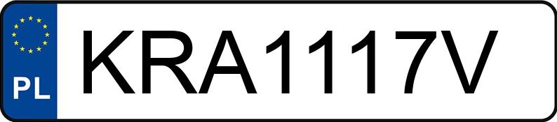 Numer rejestracyjny KRA 1117V posiada BMW 525XI - KRA1117V