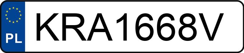 Numer rejestracyjny KRA 1668V posiada VOLKSWAGEN GOLF - KRA1668V Numer rejestracyjny KRA 1668V posiada VOLKSWAGEN GOLF - KRA1668V