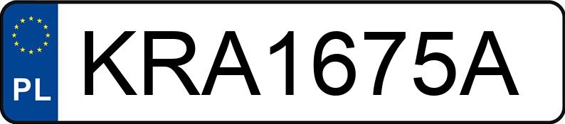 Numer rejestracyjny KRA 1675A posiada SUBARU FORESTER - KRA1675A