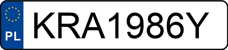 Numer rejestracyjny KRA 1986Y posiada BMW 535D - KRA1986Y Numer rejestracyjny KRA 1986Y posiada BMW 535D - KRA1986Y