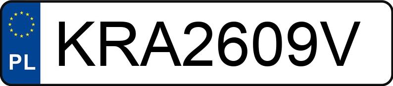 Numer rejestracyjny KRA 2609V posiada FIAT PANDA - KRA2609V