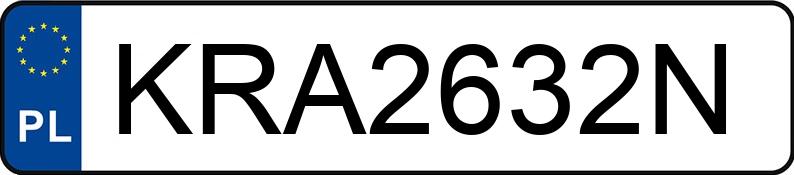 Numer rejestracyjny KRA 2632N posiada OPEL Astra III 1.8 MR`04 E4 Sport Aut. - KRA2632N