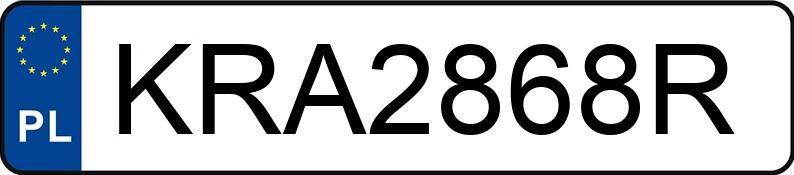 Numer rejestracyjny KRA 2868R posiada FIAT PUNTO VAN - KRA2868R