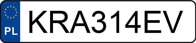 Numer rejestracyjny KRA 314EV posiada TOYOTA TOYOTA C-HR AX2T(M) - KRA314EV