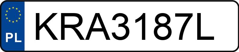 Numer rejestracyjny KRA 3187L posiada PEUGEOT 407 - KRA3187L