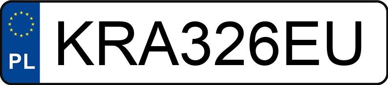 Numer rejestracyjny KRA 326EU posiada KIA CEED - KRA326EU