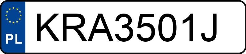 Numer rejestracyjny KRA 3501J posiada OPEL ASTRA - KRA3501J
