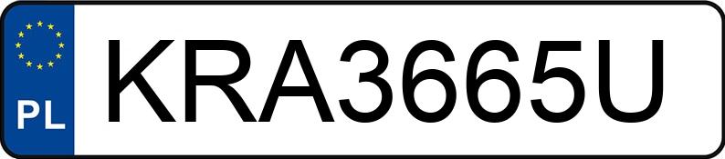 Numer rejestracyjny KRA 3665U posiada MAZDA CX-7 - KRA3665U