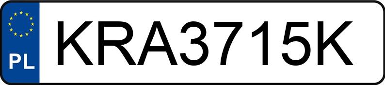 Numer rejestracyjny KRA 3715K posiada SEAT LEON - KRA3715K