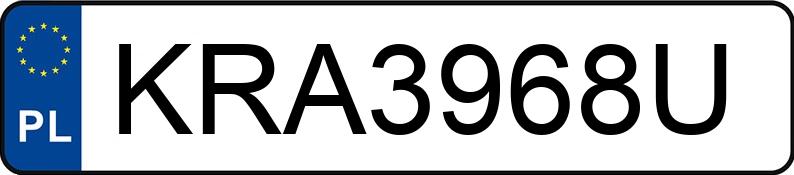 Numer rejestracyjny KRA 3968U posiada RENAULT CLIO - KRA3968U